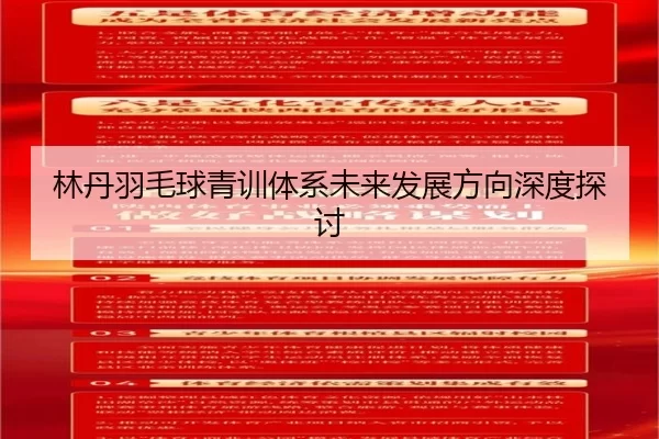 林丹羽毛球青训体系未来发展方向深度探讨